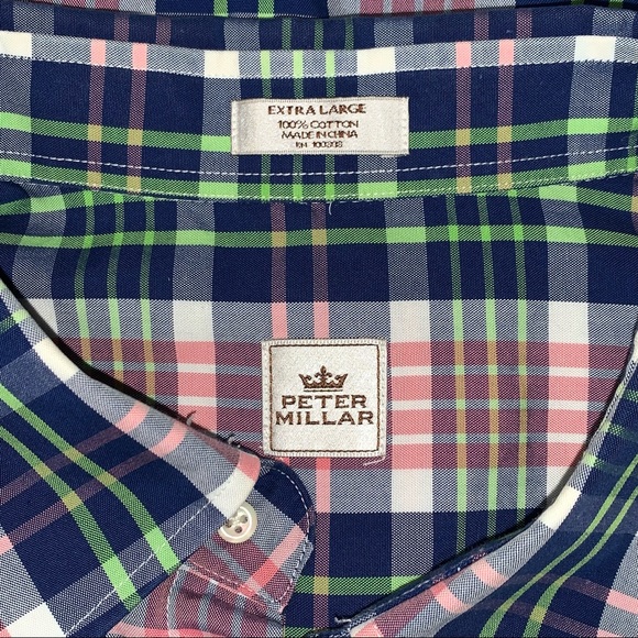 Peter Millar Men’s Long Sleeve Button Up Shirt XL - Picture 2 of 4